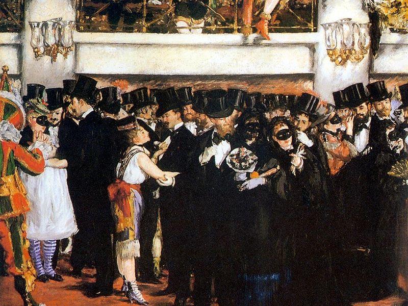 Edouard Manet Bal masque a l'opera china oil painting image